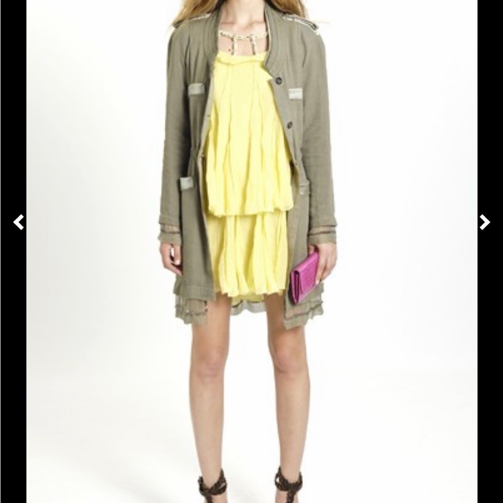 ROBERTO CAVALLI Resort 2010 Runway long jacket or dress | new with tags US 10-12